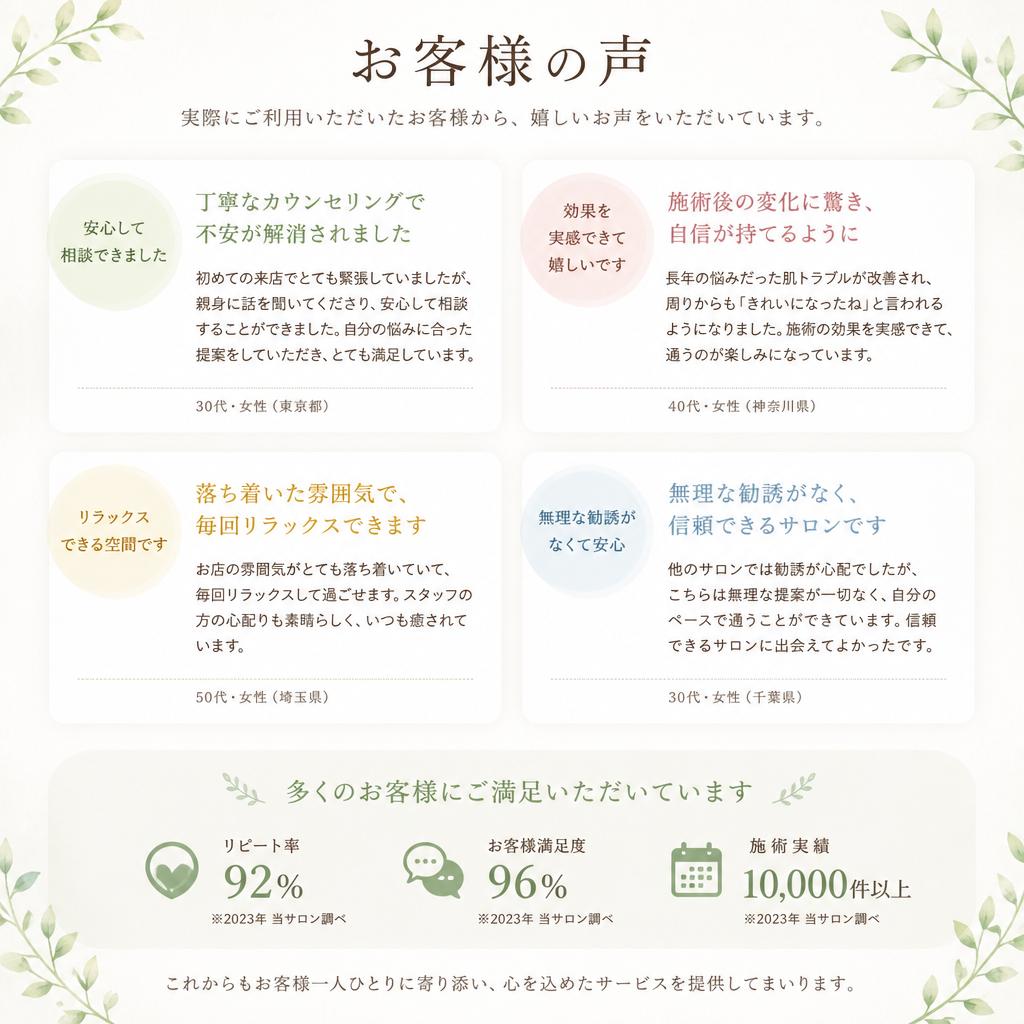 お客様の声