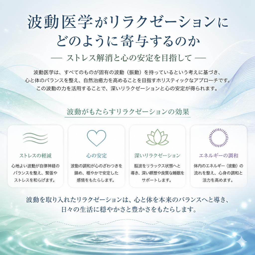 リラクゼーションとの関係