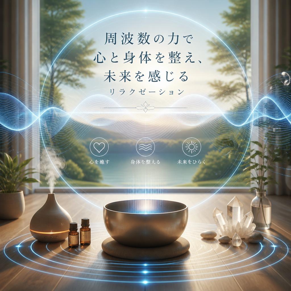 周波数の力で心と身体を整え、未来を感じるリラクゼーション