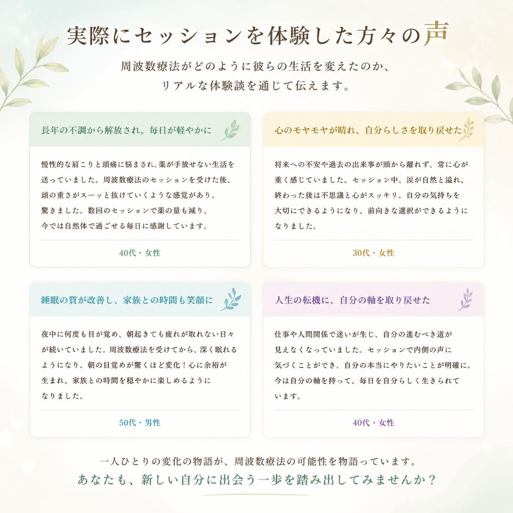 お客様の声