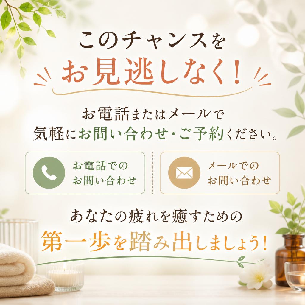 今すぐお問い合わせを！