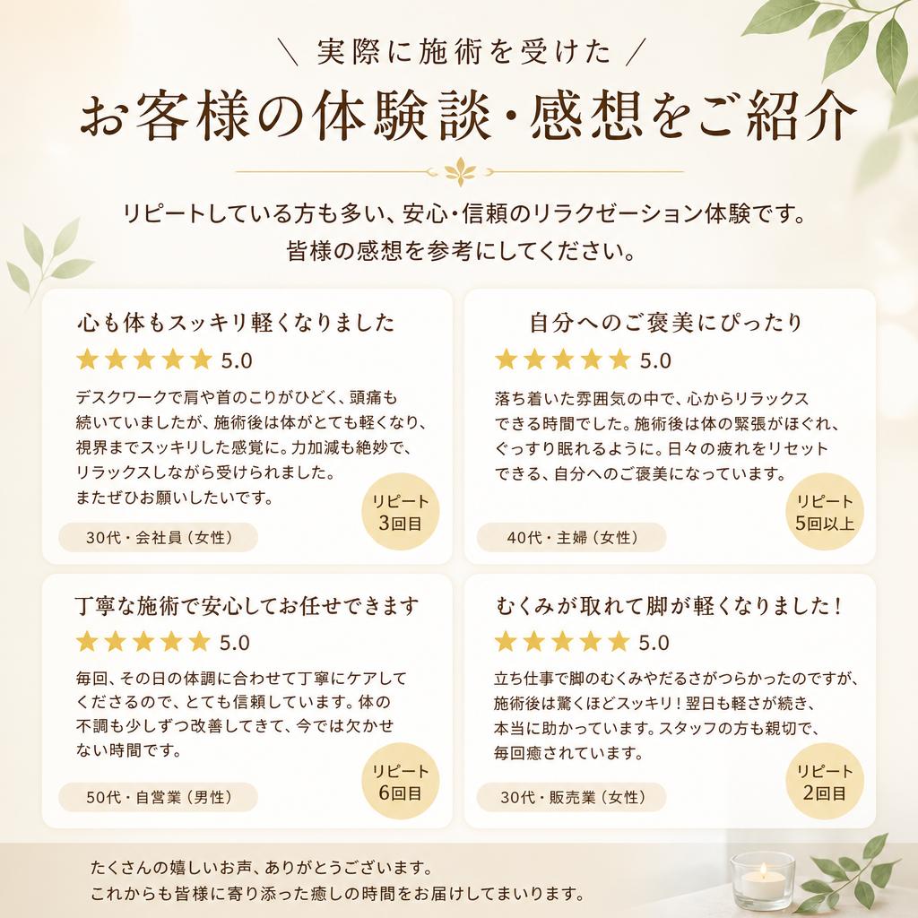 お客様の声