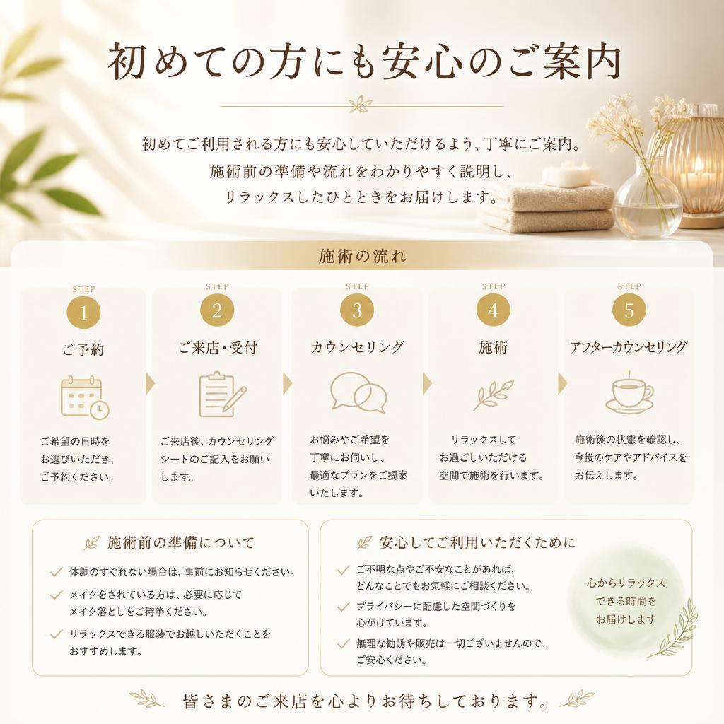 初めての方も安心！